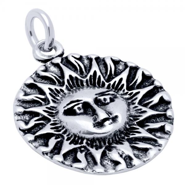 Pandantiv argint 925 in forma de soare / floarea soarelui [1]